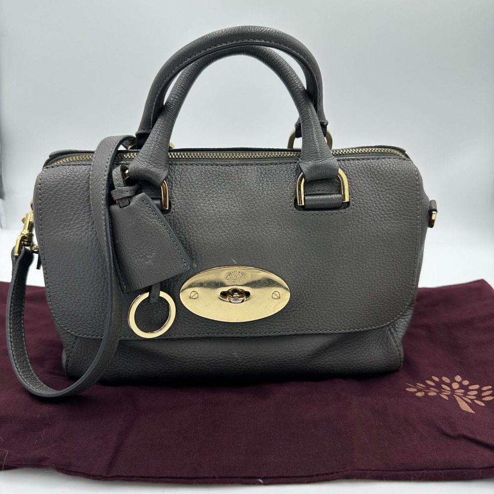 Mulberry
Small Del Rey Satchel Grey